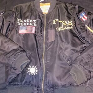 P-98 Black Bomber Jacket